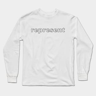 Represent Black Long Sleeve T-Shirt